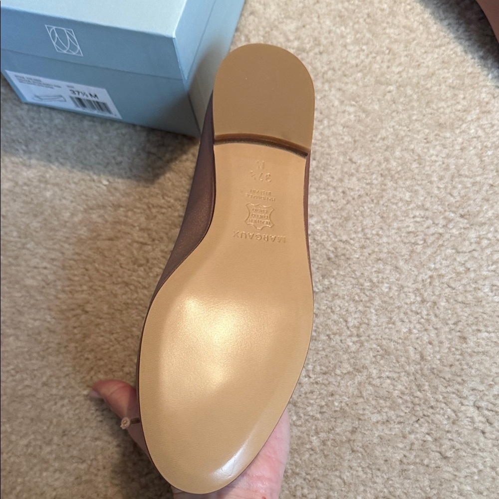 Margaux Pink Satin Ballet Flats - Width Medium - Picture 5 of 8